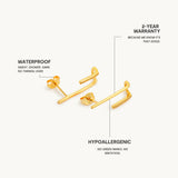 Moon Lining Earrings