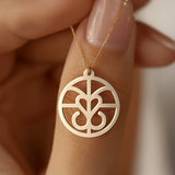Fait pour vous | Collier monogramme personnalisé