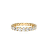 Basket Setting Full Eternity Diamond Ring – 10k | 2.25ctw