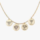 Collier Visage d'Animal
