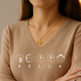 Fait pour vous | Collier monogramme personnalisé