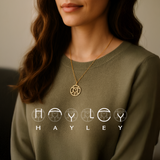 Fait pour vous | Collier monogramme personnalisé