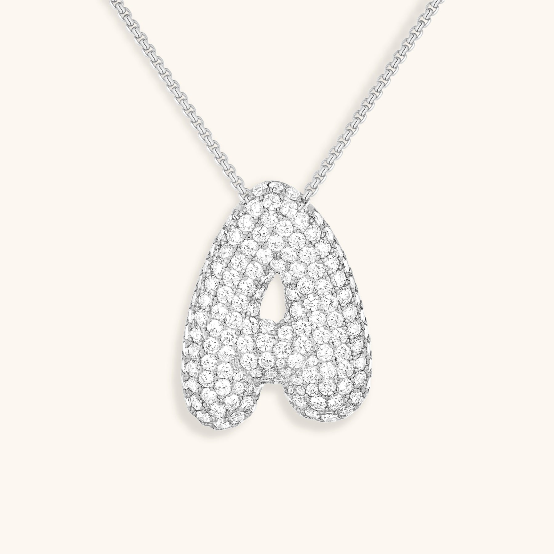 Zara Initial Diamond Necklace