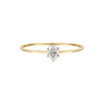 Solitaire Marquise Ring 0.3ct