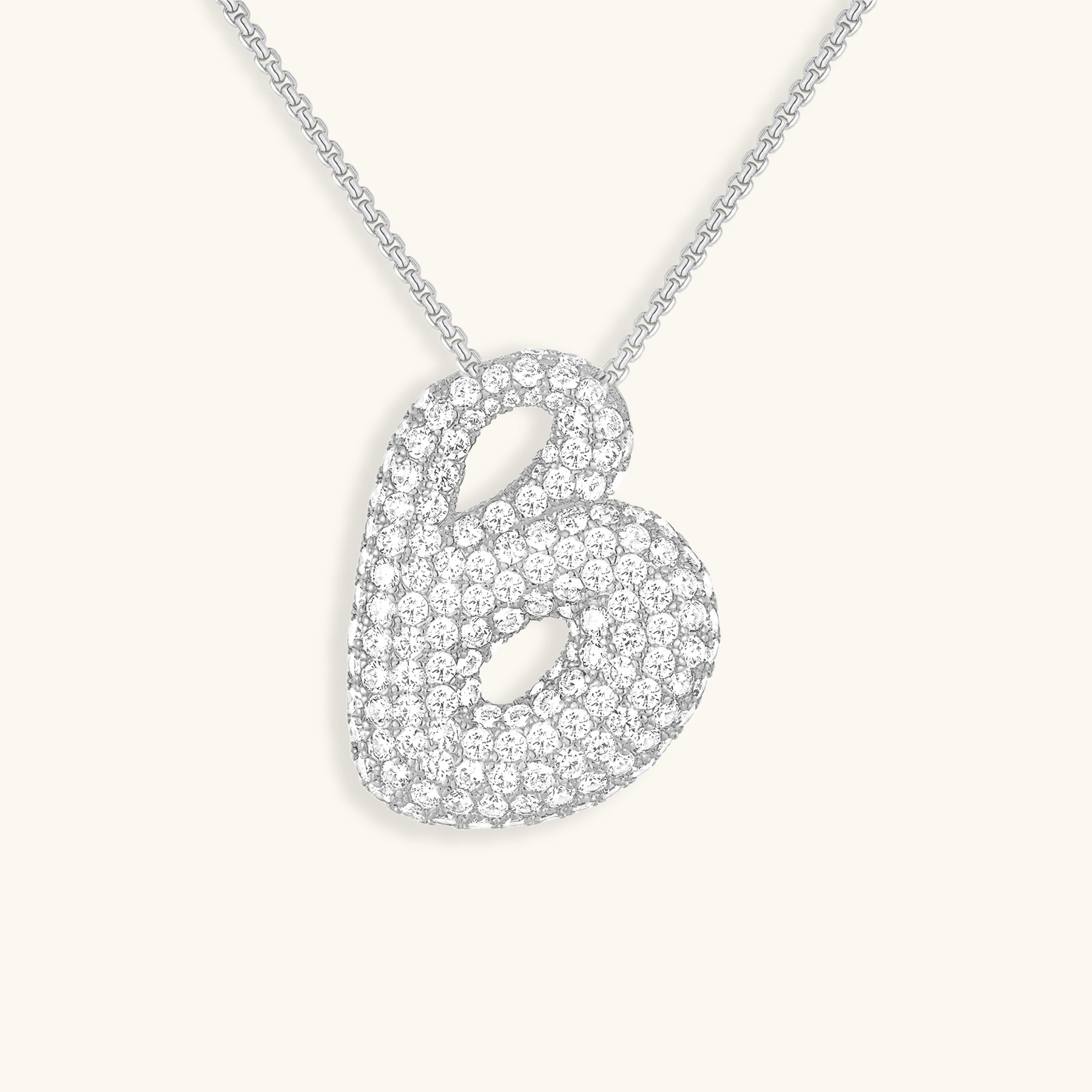 Zara Initial Diamond Necklace
