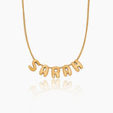 Collier personnalisé avec prénom Bubble