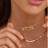 Collier personnalisé avec prénom Bubble