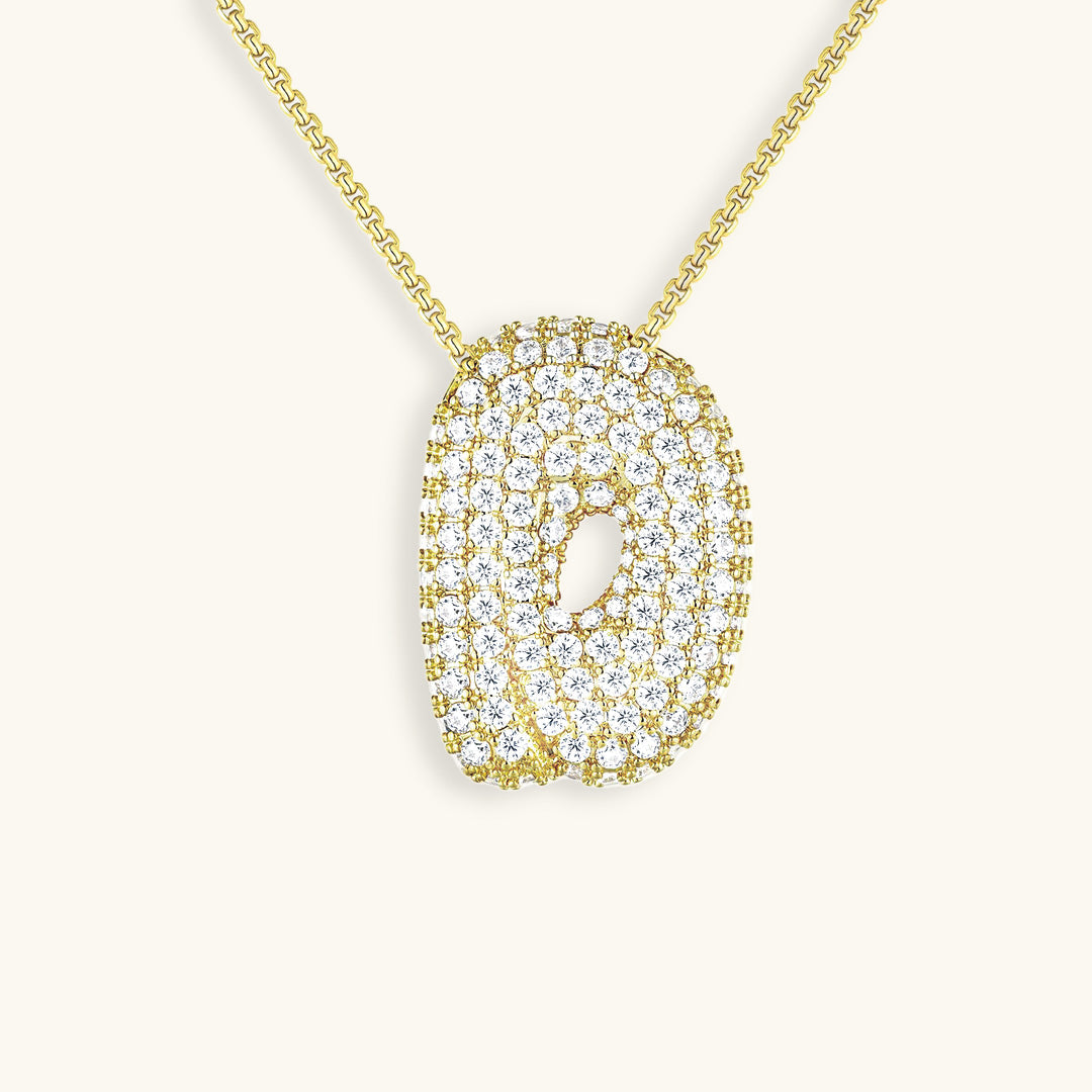 Zara Initial Diamond Necklace