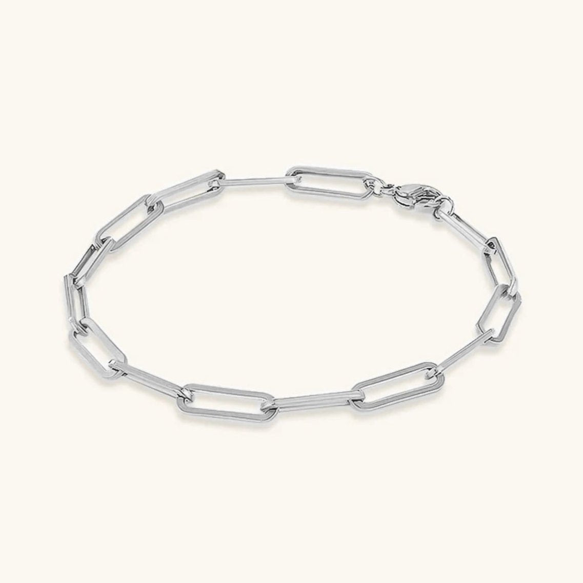 Lily Paperclip Chain Bracelet