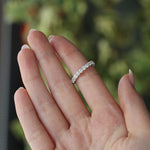 Basket Setting Full Eternity Diamond Ring – 10k | 2.25ctw