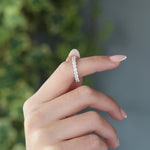 Basket Setting Full Eternity Diamond Ring – 10k | 2.25ctw