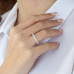 Basket Setting Full Eternity Diamond Ring – 10k | 2.25ctw