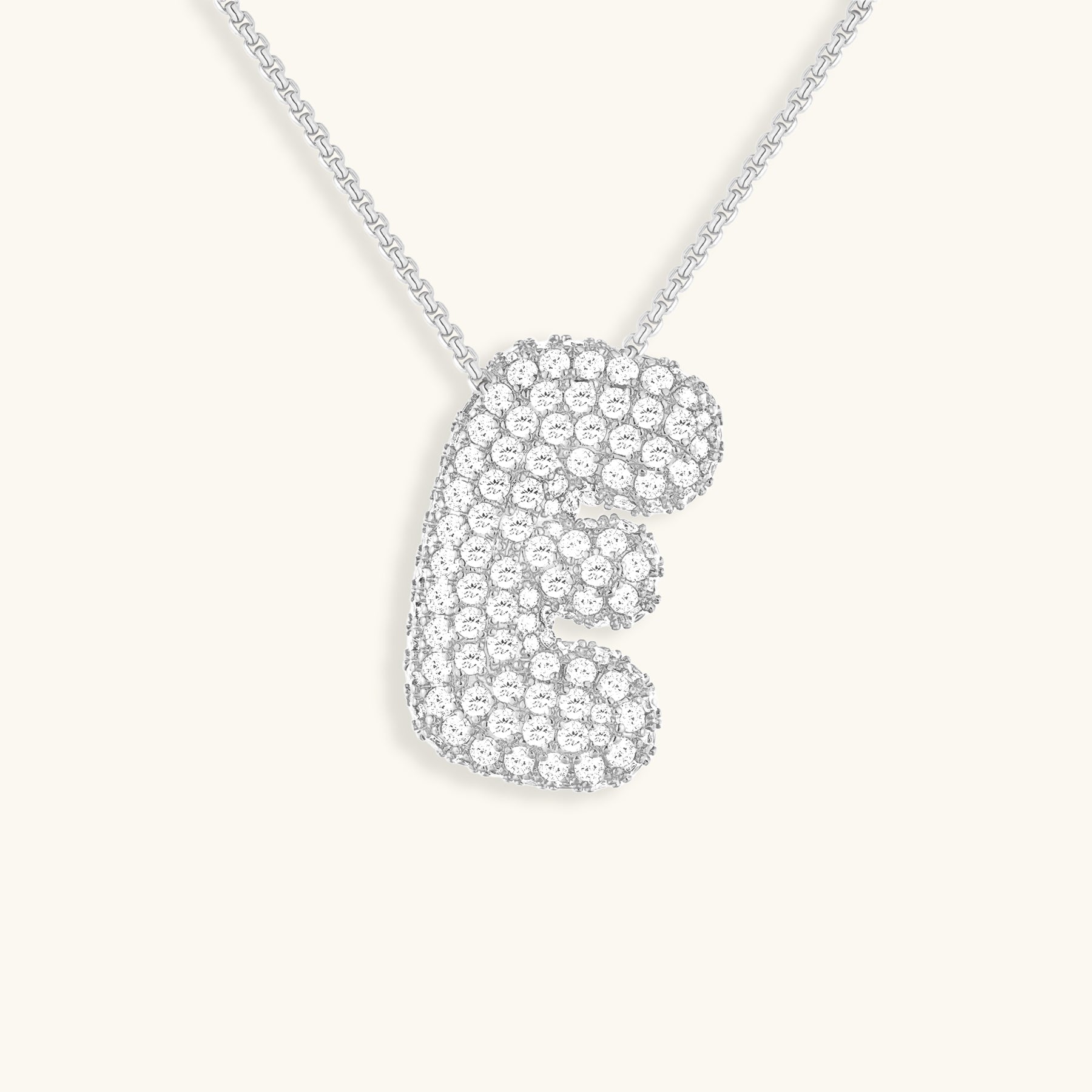 Zara Initial Diamond Necklace