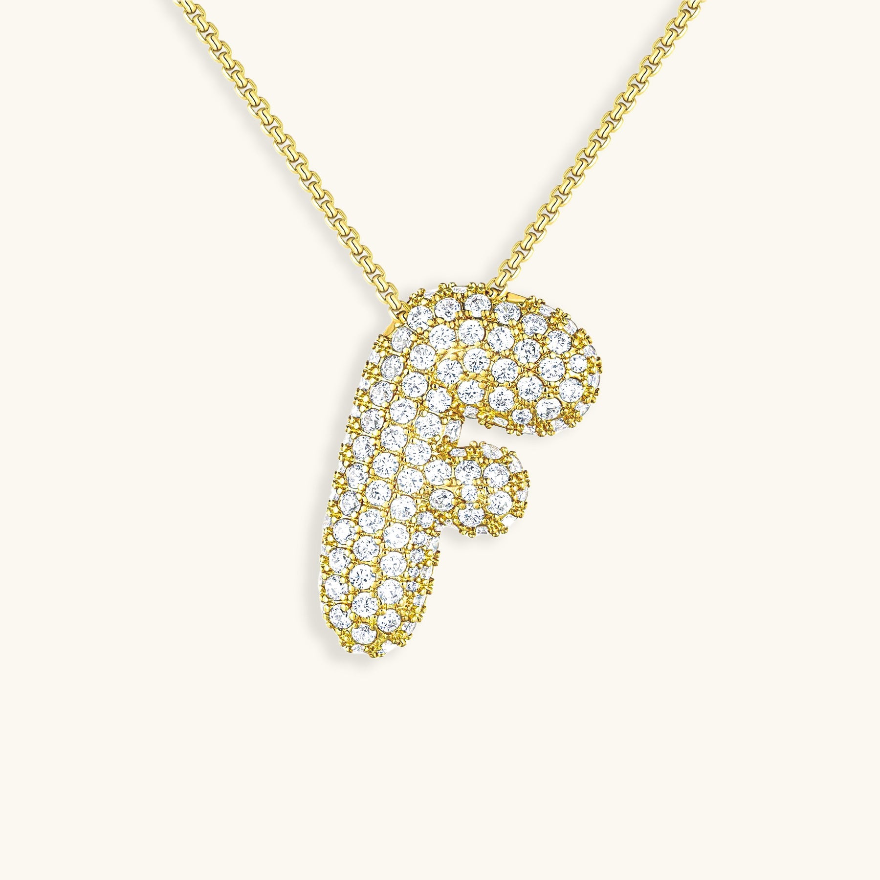 Zara Initial Diamond Necklace