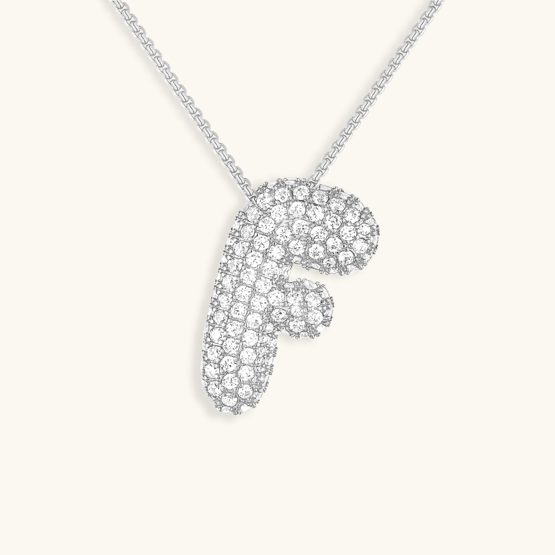 Zara Initial Diamond Necklace