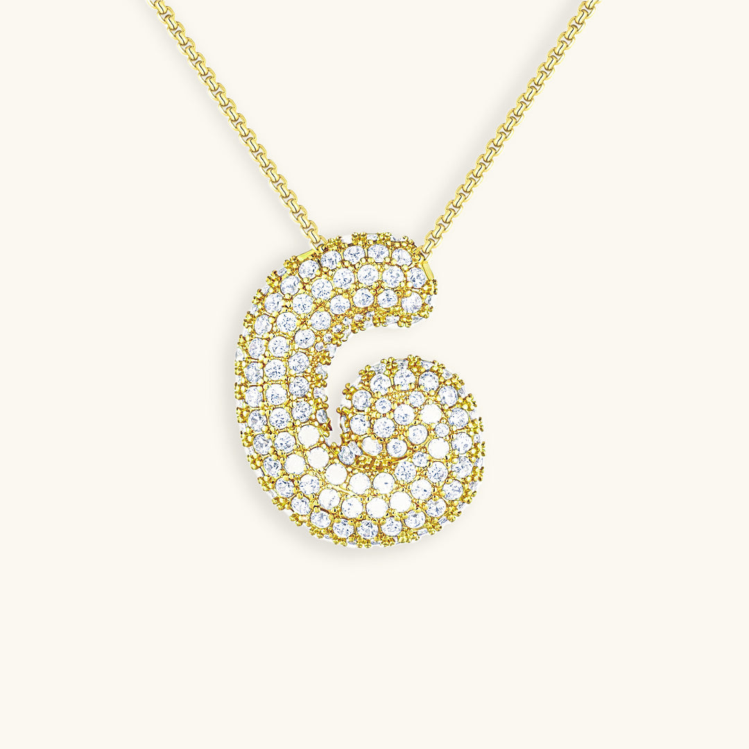 Zara Initial Diamond Necklace