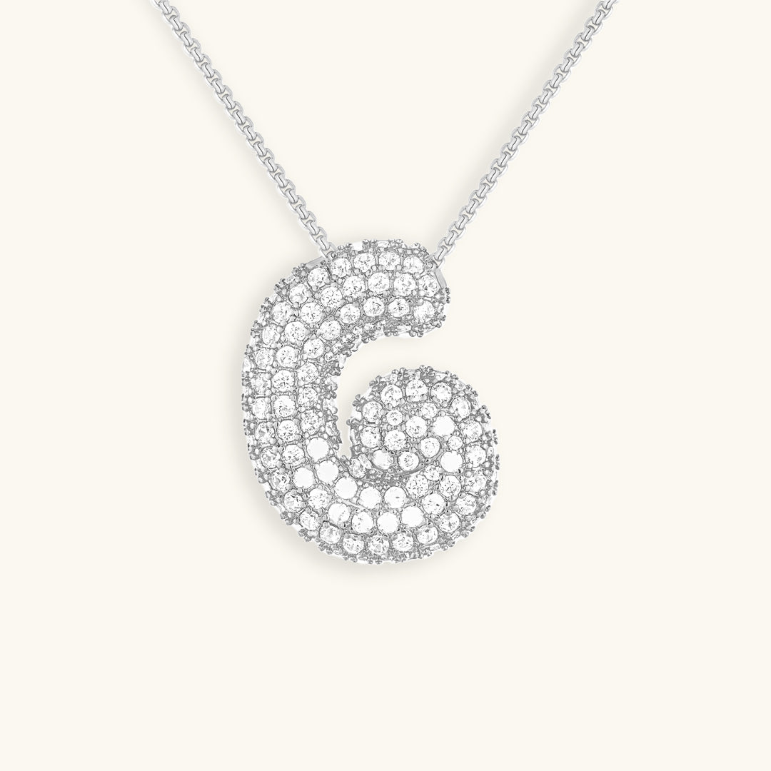 Zara Initial Diamond Necklace
