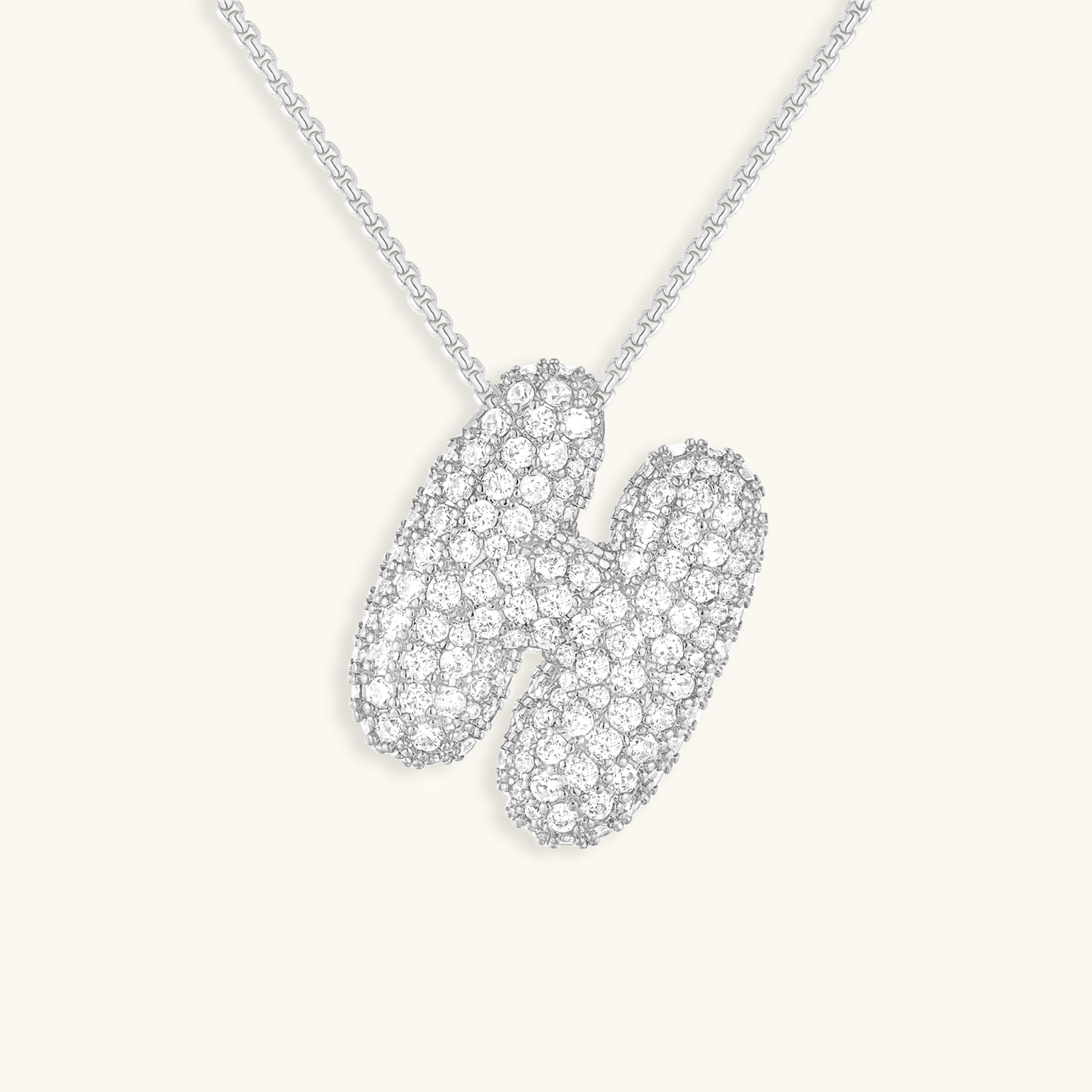 Zara Initial Diamond Necklace