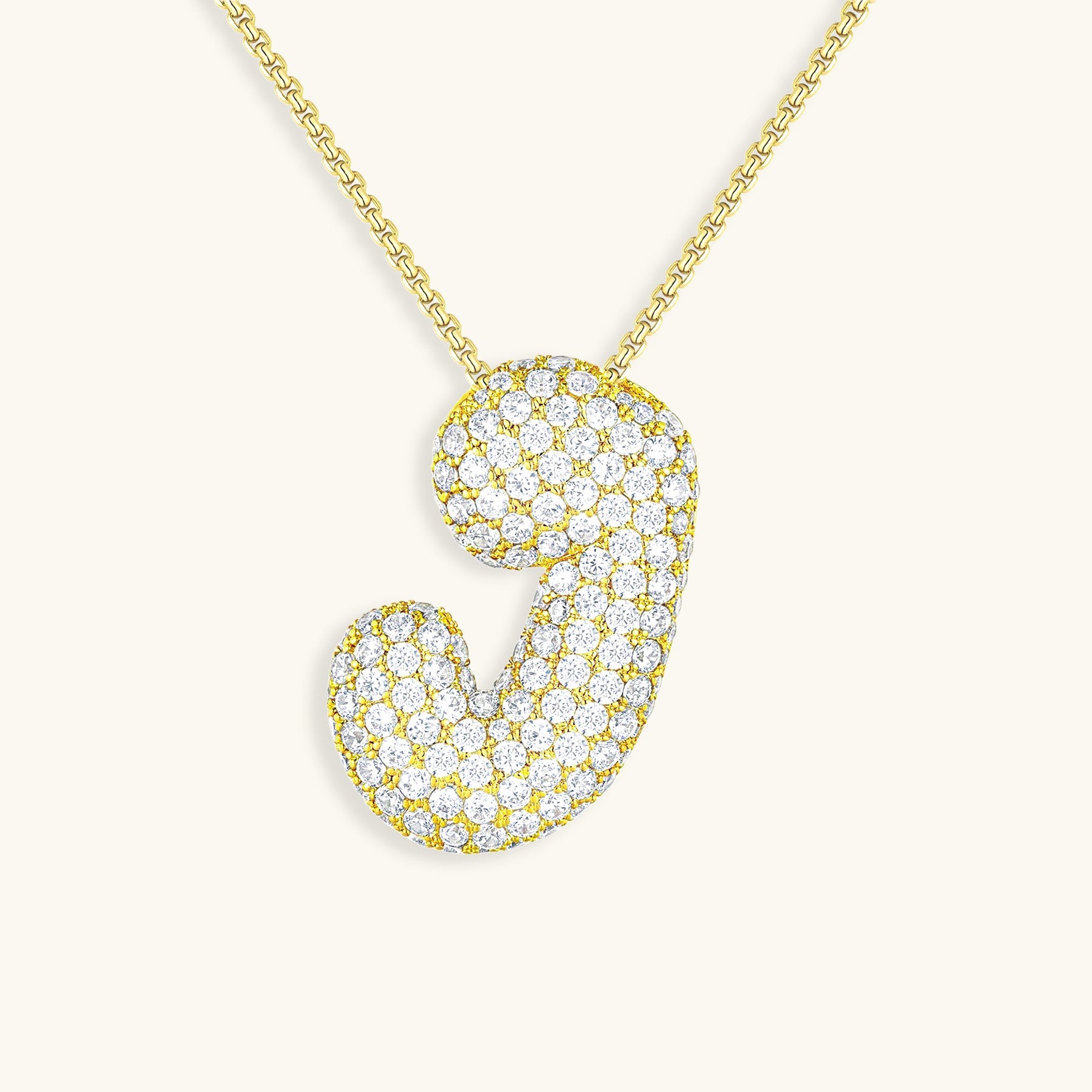 Zara Initial Diamond Necklace