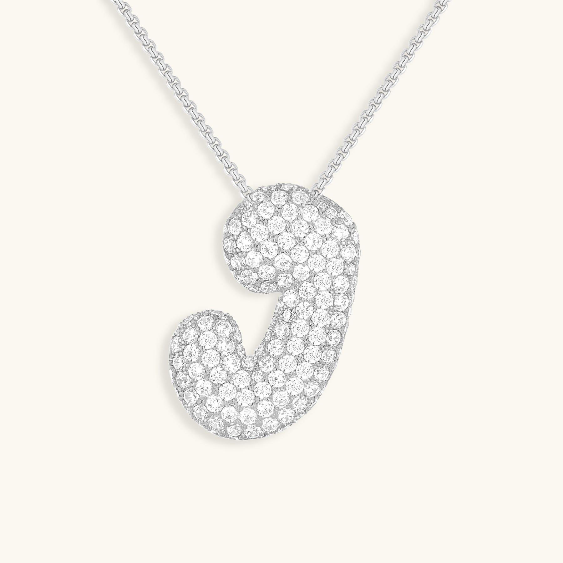 Zara Initial Diamond Necklace