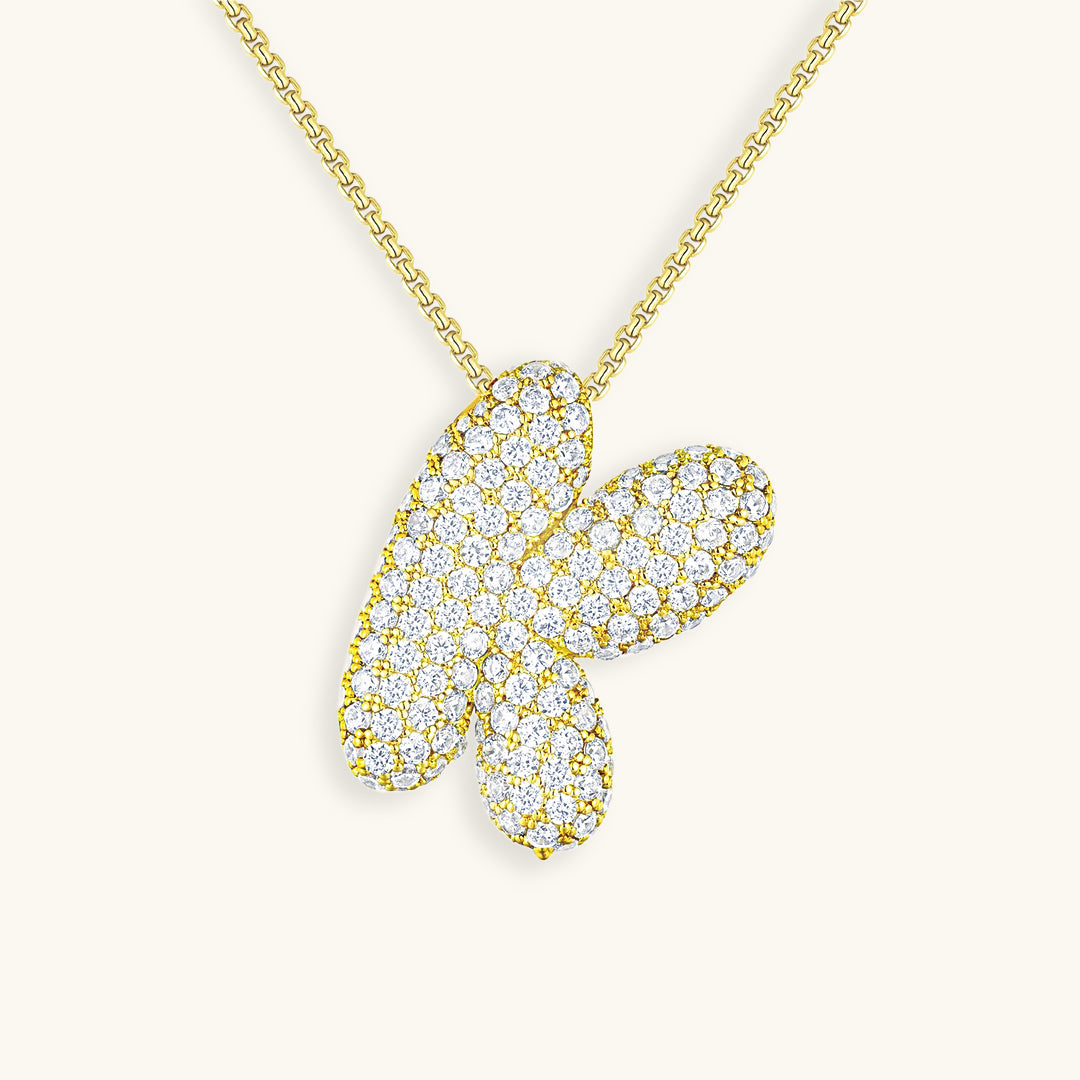 Zara Initial Diamond Necklace