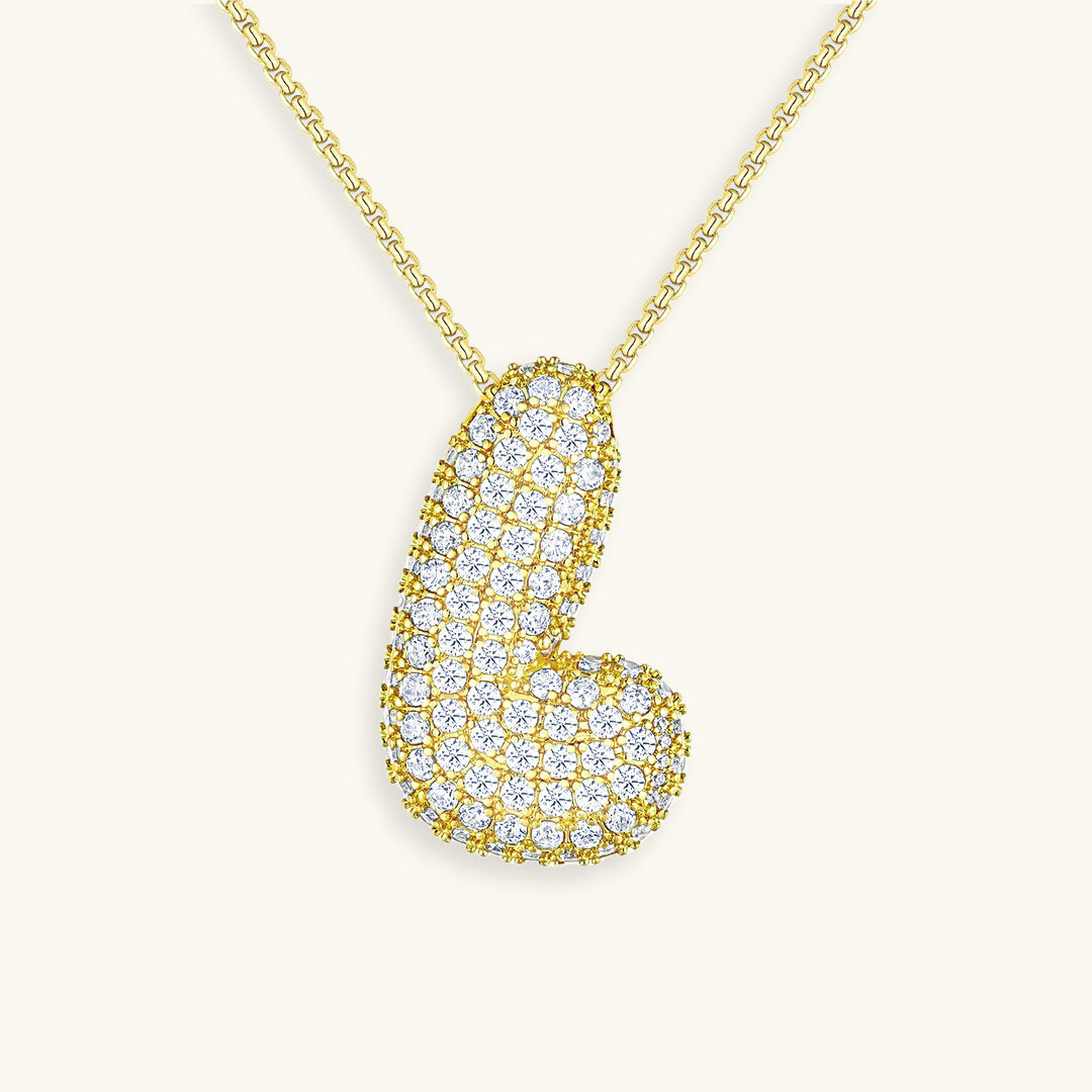 Zara Initial Diamond Necklace