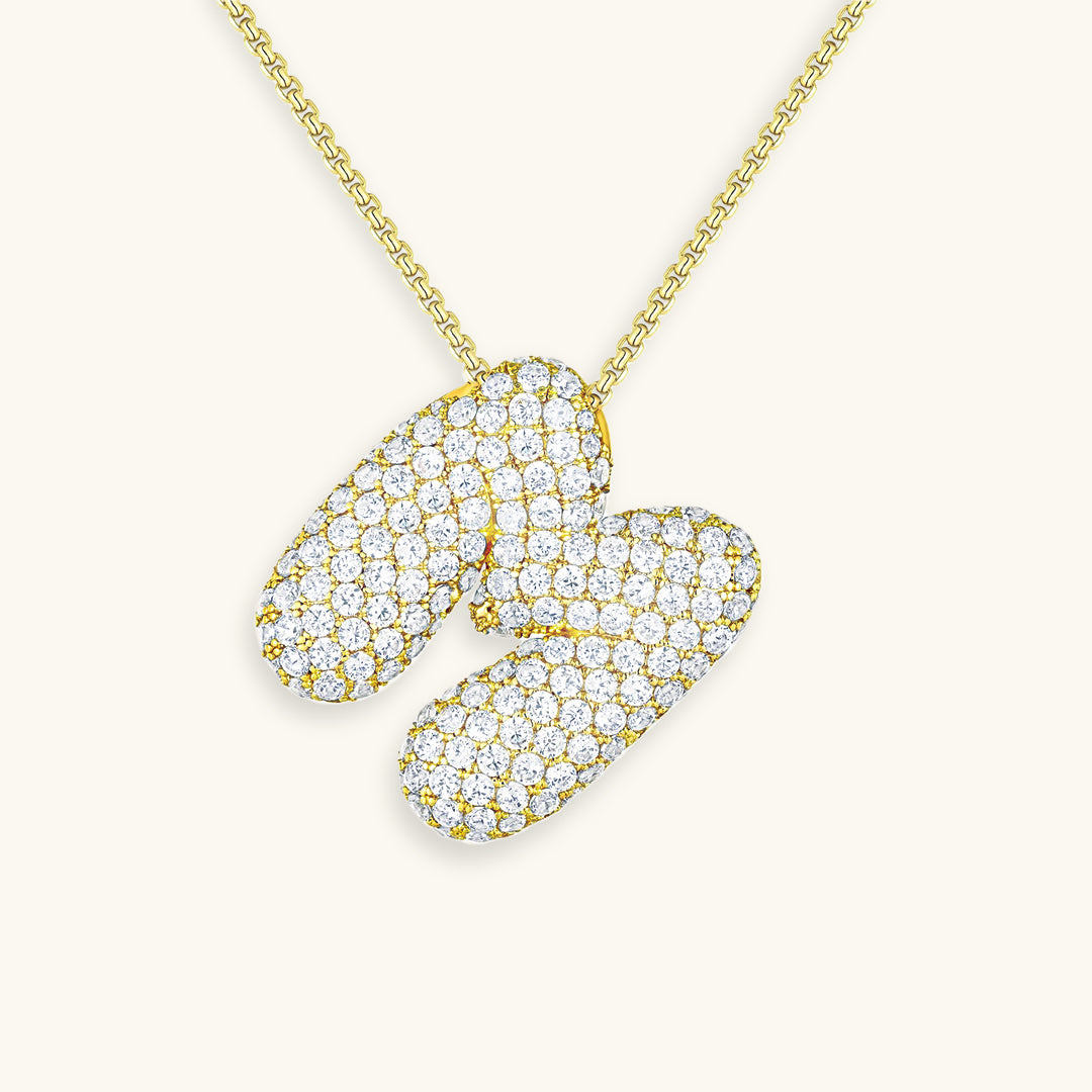 Zara Initial Diamond Necklace