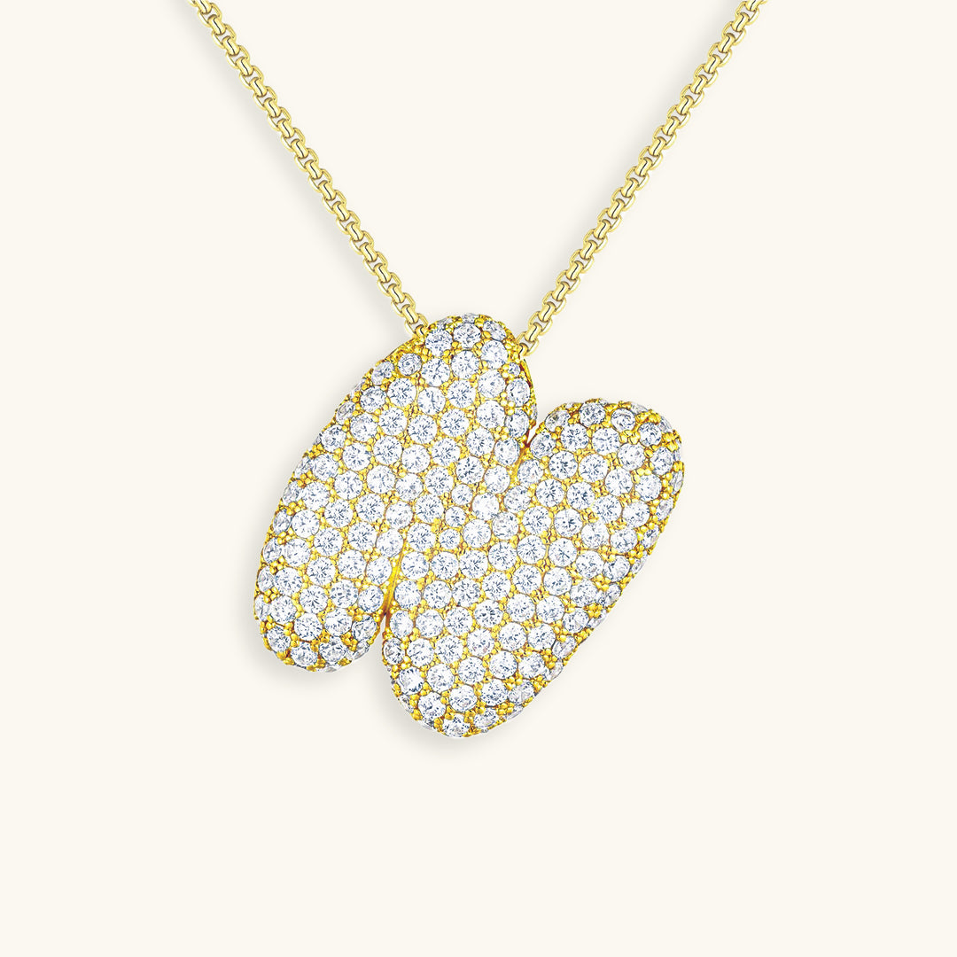 Zara Initial Diamond Necklace