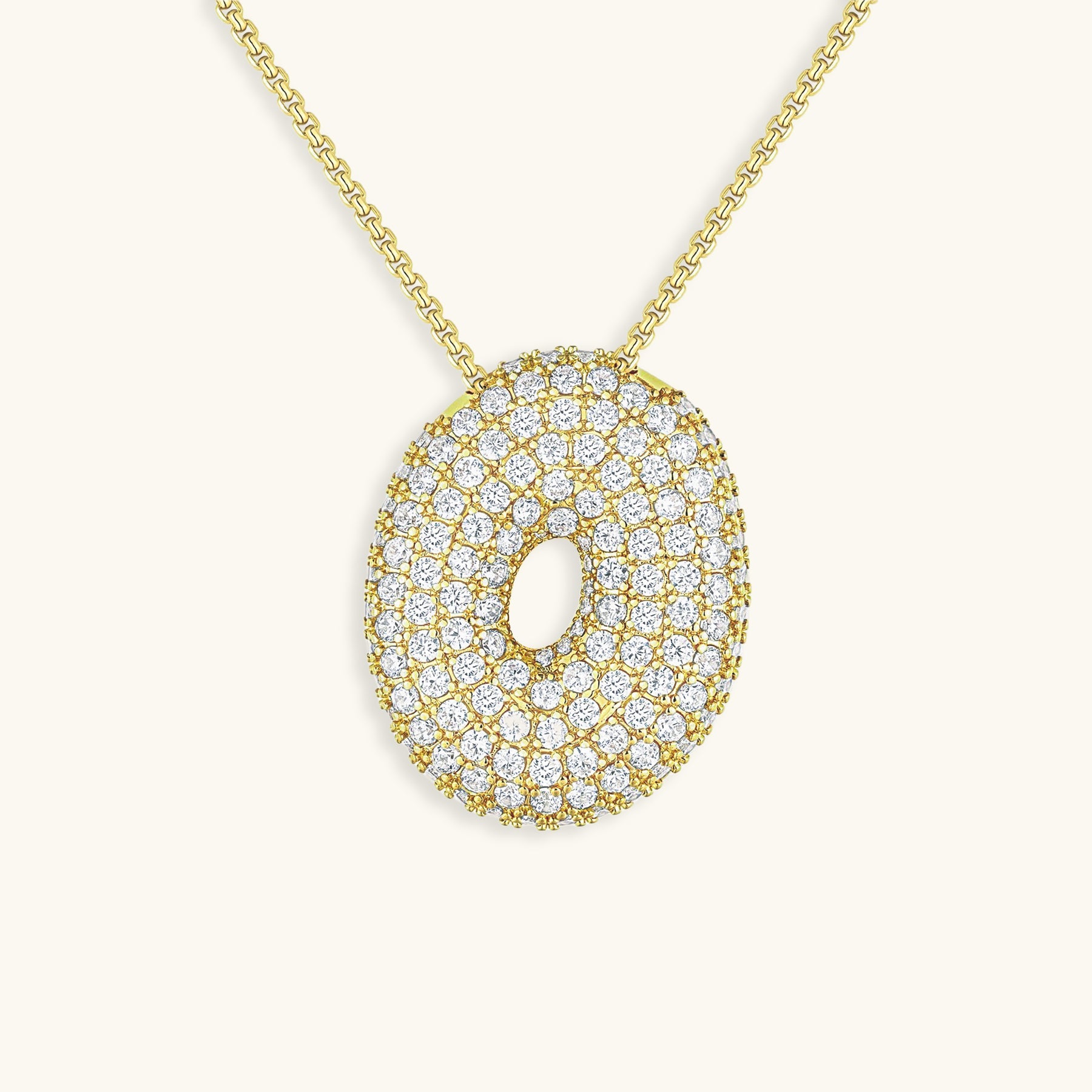 Zara Initial Diamond Necklace