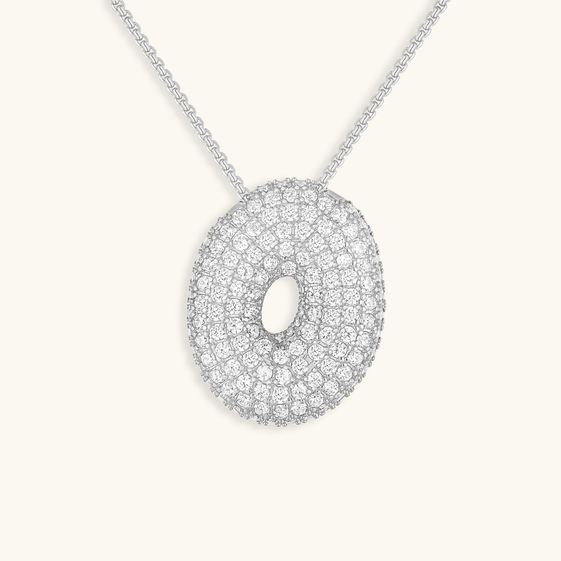 Zara Initial Diamond Necklace