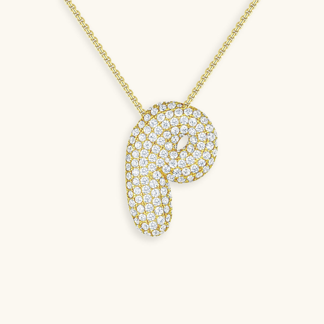 Zara Initial Diamond Necklace