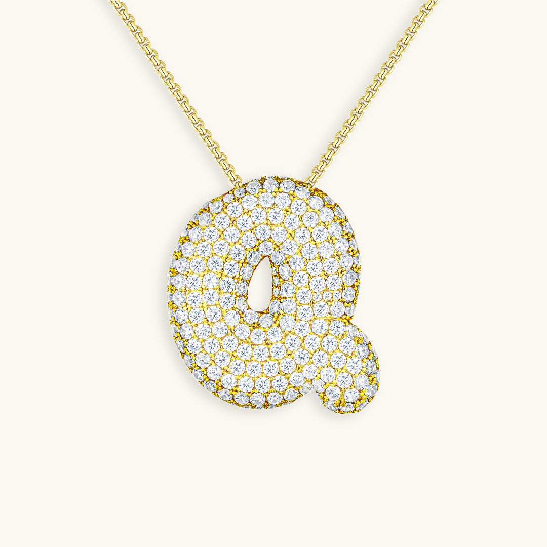 Zara Initial Diamond Necklace