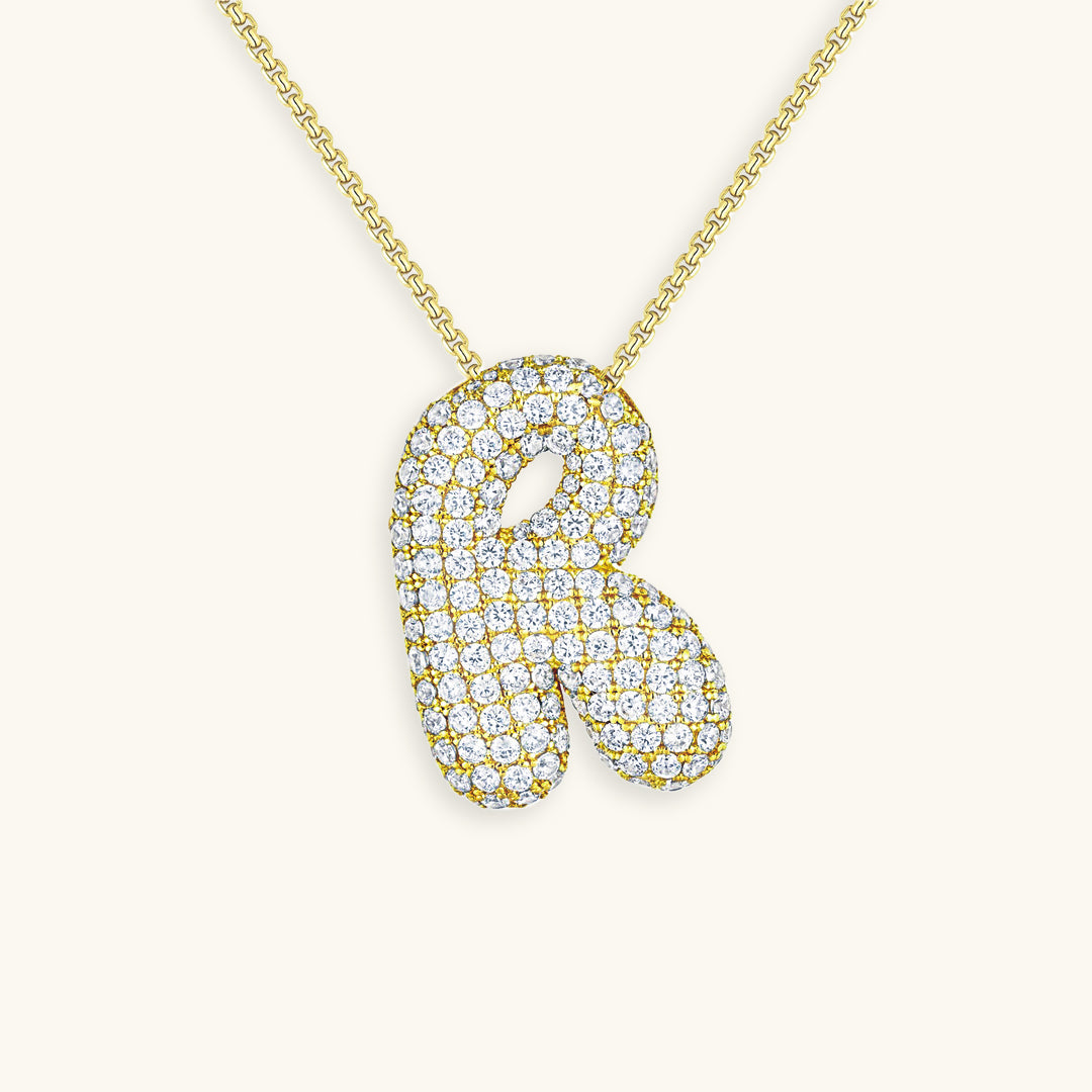 Zara Initial Diamond Necklace