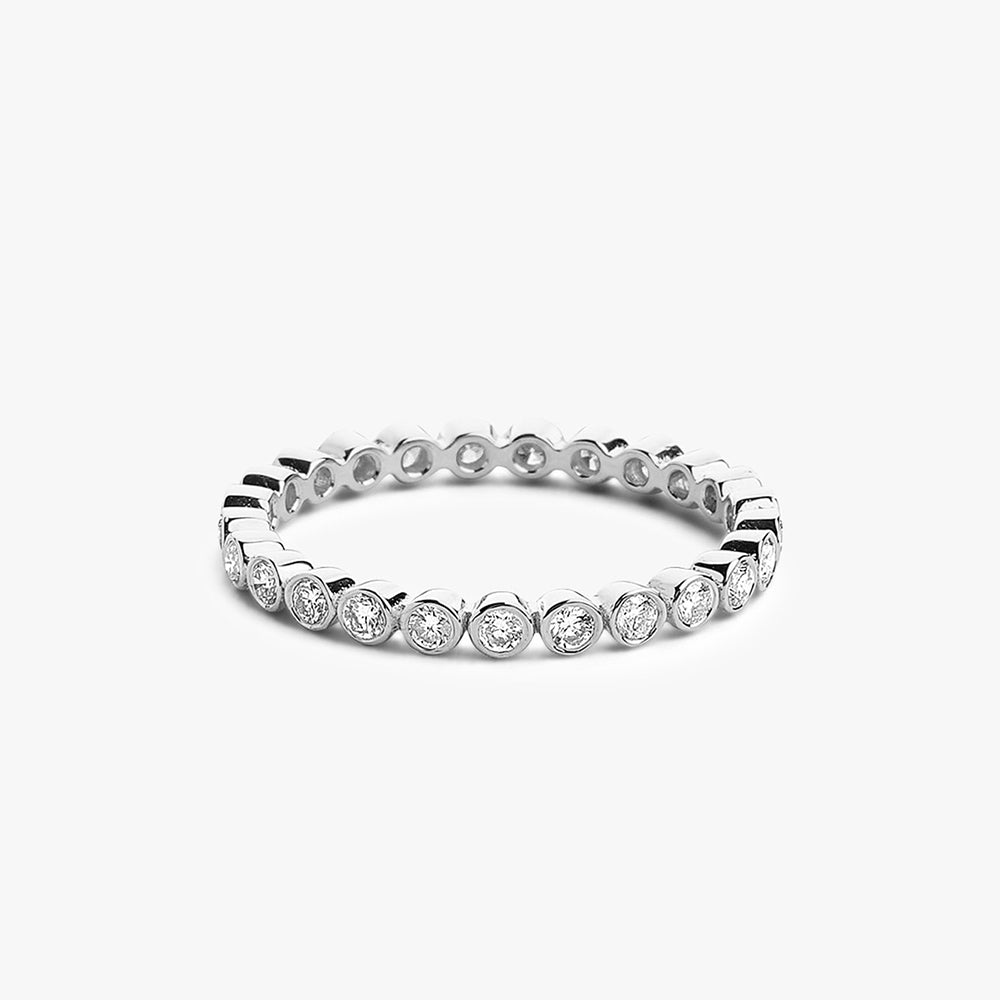 Bezel Setting Diamond Eternity Ring – 10K | 0.30ctw