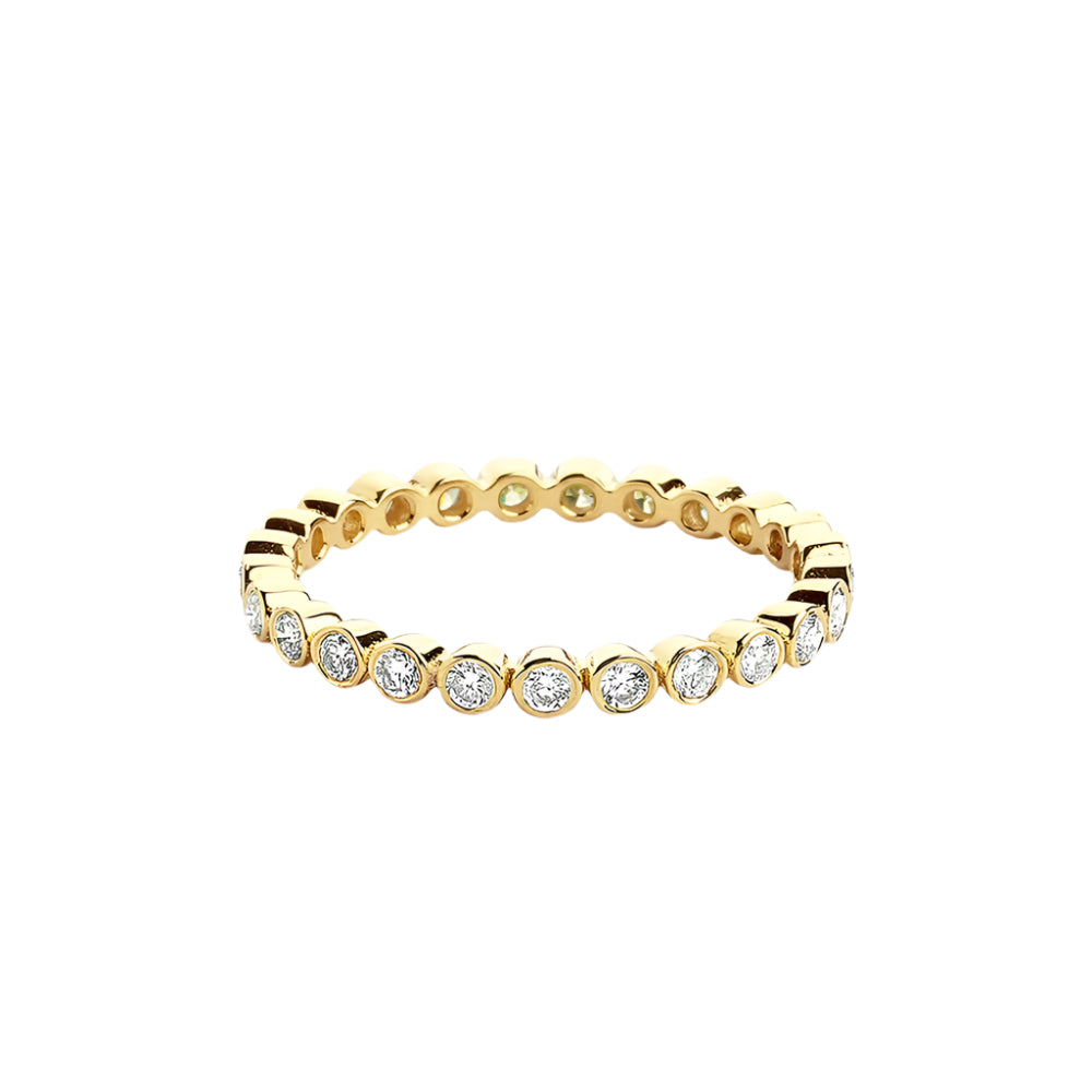 Bezel Setting Diamond Eternity Ring – 10K | 0.30ctw