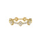14k Full Eternity Clover Diamond Ring
