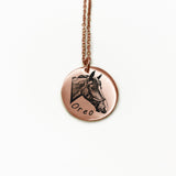 Collier gravé Steed