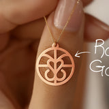 Fait pour vous | Collier monogramme personnalisé
