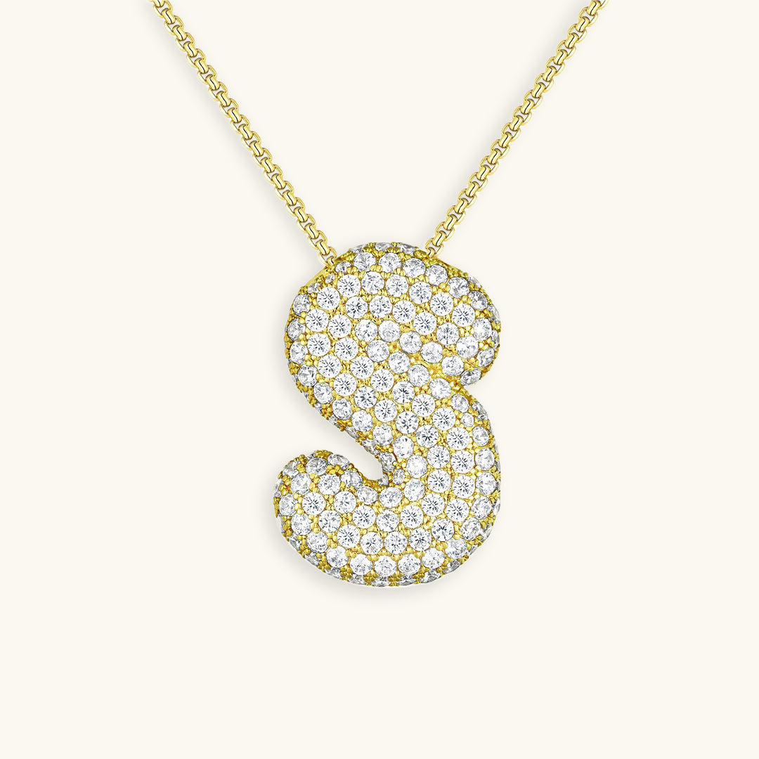 Zara Initial Diamond Necklace