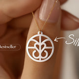 Fait pour vous | Collier monogramme personnalisé