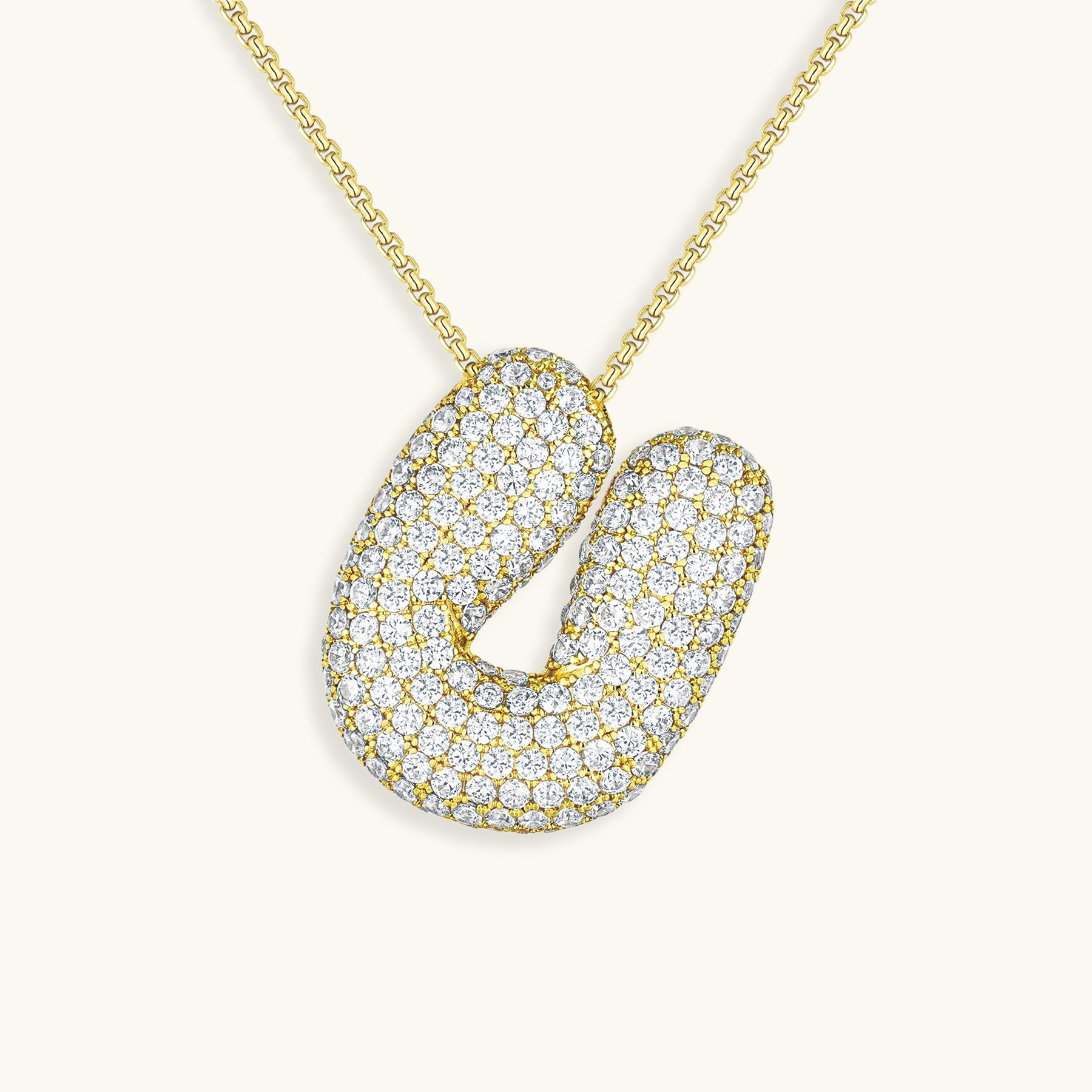 Zara Initial Diamond Necklace