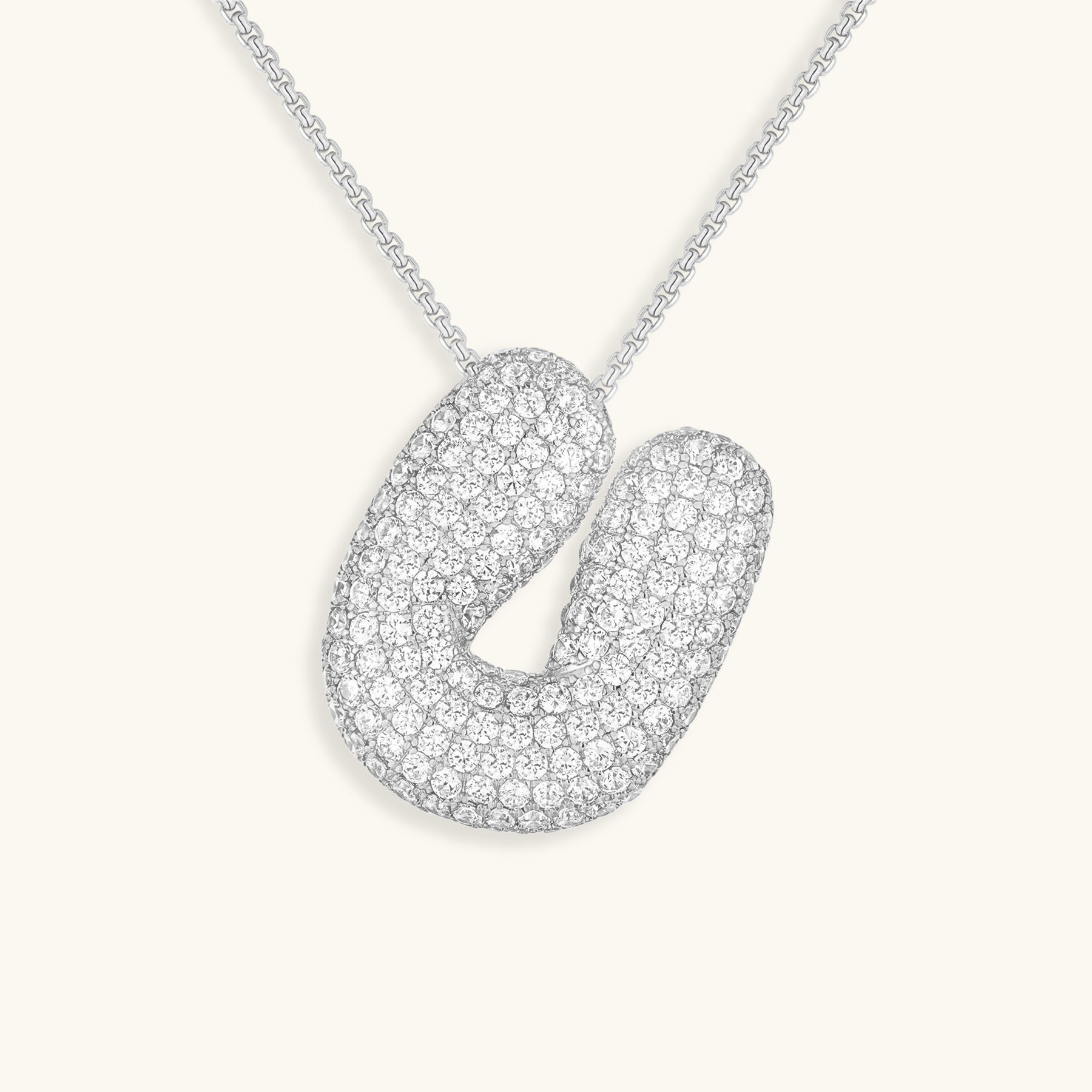 Zara Initial Diamond Necklace