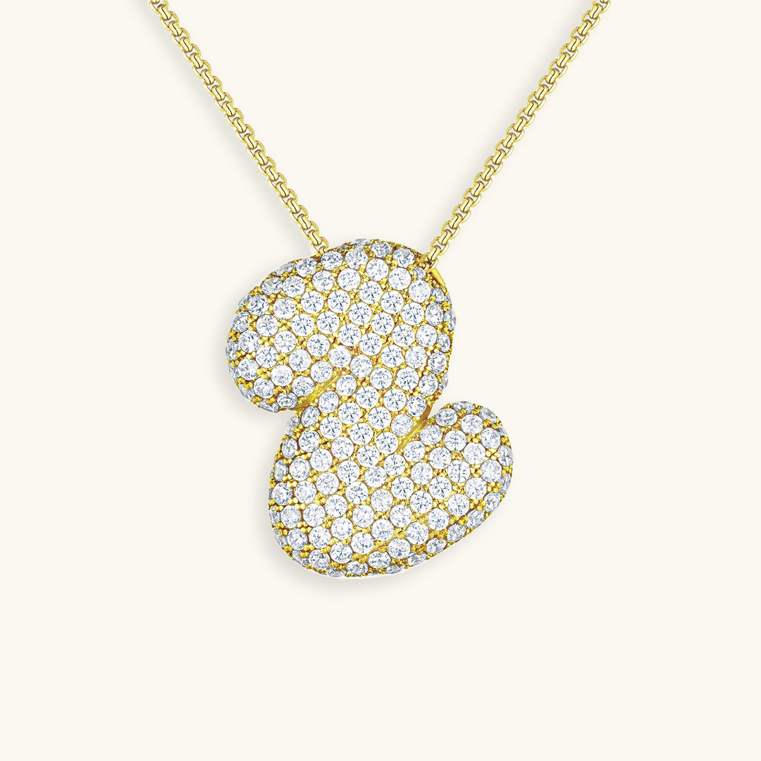 Zara Initial Diamond Necklace