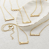 Collier en or personnalisé