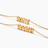 Collier personnalisé avec prénom Bubble