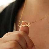 Collier en or personnalisé