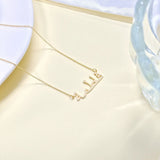 Collier en or personnalisé