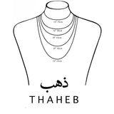 Collier en or personnalisé