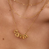 Collier personnalisé avec prénom Bubble