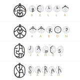Fait pour vous | Collier monogramme personnalisé